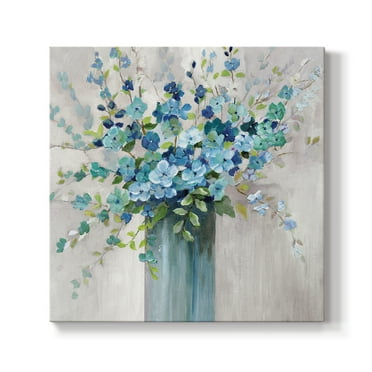 Wexford Home Sea Isle Wildflowers - 10" x 10" Gallery Wrapped Canvas, Ready to Hang