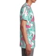 thumbnail image 3 of Honeii Flamingo Print Youth Short Sleeve T-Shirt,Boys Athletic Shirt,Quick Dry Short Sleeve Performance Moisture Wicking T Shirt, 3 of 6