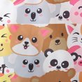 thumbnail image 4 of Shldybc Little Baby Girls Kids Outfits Spring Autumn Cartoon Print Pattern Hooded Windbreaker Jacket Casual Outerwear Coat, Baby Coat on Clearance( 3-4 Years, Multicolor ), 4 of 9