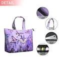 thumbnail image 2 of Purple Lavender Butterfly Scene Travel Tote Bags for Women Carry On,Large Weekender Bags for Women Travel,Multi Functional Duffle Bag for Work,Shopping,Sports, 2 of 5