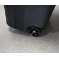 Hyper Tough 32 Gallon Wheeled Heavy Duty Plastic Garbage Can, Attached