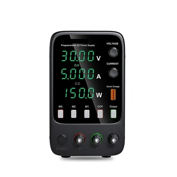 Alimentation Électrique DC Réglable Commutation de Laboratoire Convertisseur de Puissance Source de Banc Affichage Numérique Stabilisé pour Réparation de Téléphone, Facile à Utiliser