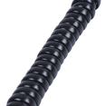 thumbnail image 5 of 5X Replacement RJ9 4P4C Plug Coiled Stretchy Telephone Handsets Cable Line Black,5 x Telephone Cable,Black, 5 of 7