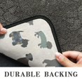 thumbnail image 6 of Cute Animal Dogs Door Rugs,Washable Non Slip Door Mats Indoor,Decorative Door Mats,Entry Mat Indoor for Entrance,Bedroom,Kitchen,Bathroom,30"x17", 6 of 6