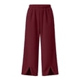 thumbnail image 5 of BLCHUNen Lounge pants for Women Fleece Plush Casual Elastic Waist Homewear Sleep Winter Pajamas with Pockets, 5 of 9