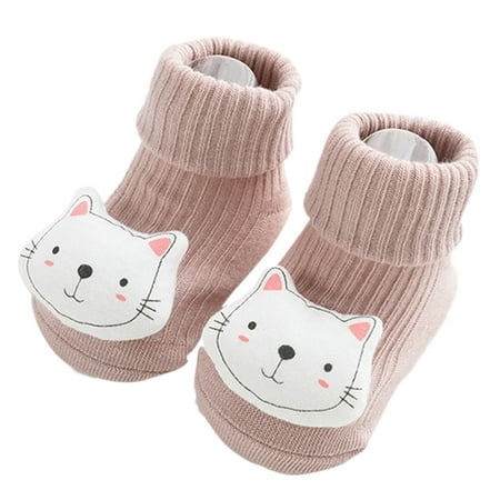 

1 Year Old Snow Boots Dress Boots Girls Spring And Autumn 3D Cartoon Toy Baby Socks Glue Dispensing Non Slip Loose Neck Baby Socks Children Floor Socks Adventure Shoes