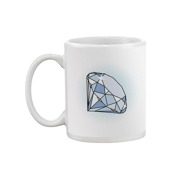 Diamond Gemstone Pop Art Style Mug - Image by Shutterstock
