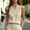 *Beige, variant on ClodeEU Women's Sleeveless V Neck Button Down Blouse,Solid Color Casual Tank Top for Summer Beige,Women's Plus L