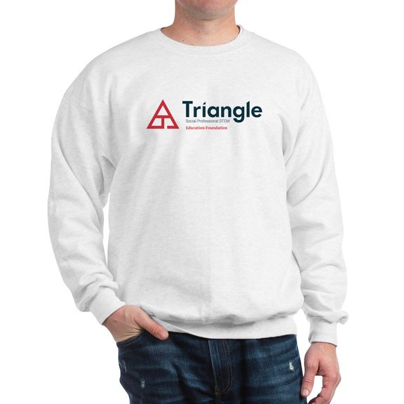CafePress - Triangle Education Foundation Tagline Sweatshirt - Crew Neck Sweatshirt