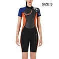 thumbnail image 2 of Traje de buceo traje de buceo de manga corta pantalones cortos para pareja de pareja de pareja de pareja de mono traje de surf para snorkeling nadando en agua fría naranja de mujer s 3mm Methold OD017107-19, 2 of 6