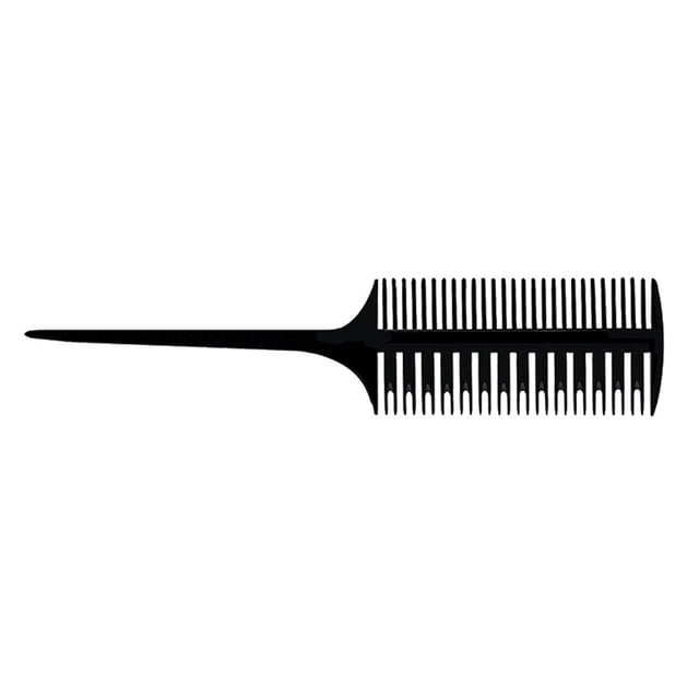 Qarigey Peine resaltador, cepillo de pelo de doble cara para teñir el hogar, barbería, salón, herramientas de peluquería, regalos para estudiantes Type10 NO10 Qarigey CE011622-04