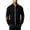 Black, variant on Mens Mock Neck Knit Jacket Full Zip Cardigan Sweater with Jacquard Texture and Suede Like Elbow Patch Panels White XL