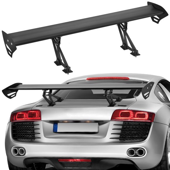 VEVOR Aileron de Voiture GT, Aileron Universel de 43,3 Pouces avec Plateau Simple Ajustable