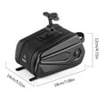 thumbnail image 5 of Bike Rear Seat Bag Trunk Bag Large Panniers for Bicycles Rear Rack Bag Bike Rack Bags Hard Shells Bicycles Rear Rack Bag, 5 of 13