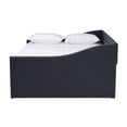 thumbnail image 2 of Baxton Studio Haylie Full Size Gris Foncé Rembourré Lit de Repos, 2 of 9