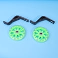 thumbnail image 3 of 2 Pcs Light Flashing Mute Children Bike Auxiliary Wheel Accessories with 12 Inch Bracket (Green), 3 of 6
