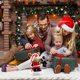 thumbnail image 2 of Santa Claus Decoración Luz Iluminada Muñeco De Nieve Ornamento Lámpara De Luz Nocturna Decoración De Navidad sonducket HA042661-02, 2 of 6