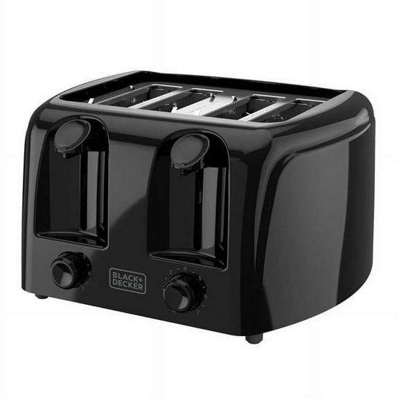 4-Slice Toaster, Black