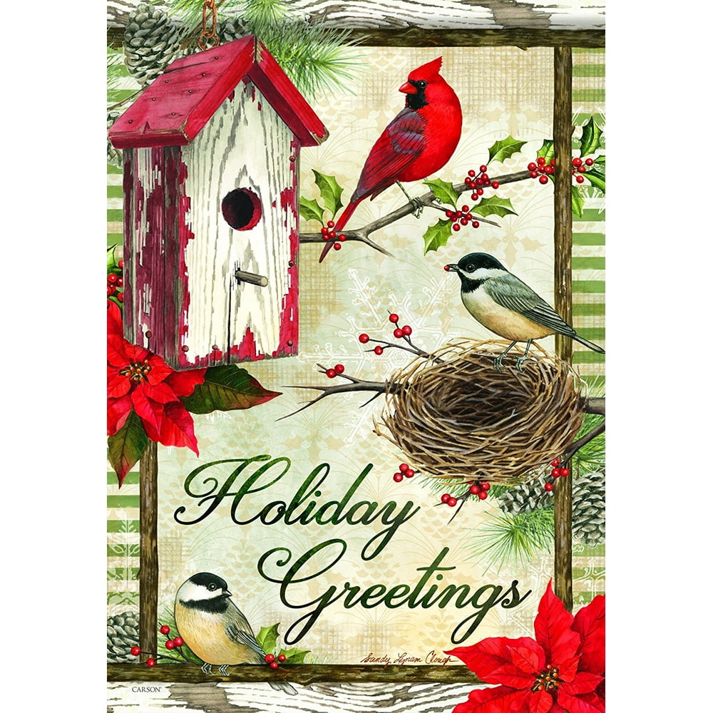 Home Accents Rustic Garden Holiday Trends Classic Large Flag