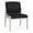 Castillo Black, variant on Amherst Steel Reception Waiting Armless Guest Chair / Silver Steel / Black