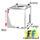 thumbnail image 4 of Maceta FibraFormas Cubo 50cm Blanco, 4 of 6