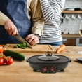 thumbnail image 4 of PENIKOKO Teppanyaki Grill Indoor Hot Pot Cooker Glass Non Stick Coating Fast Heating 1Pcs, 4 of 8