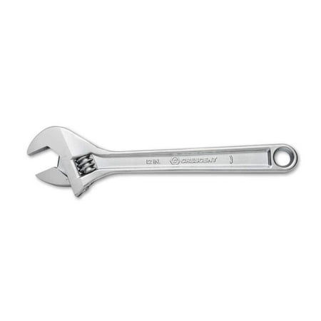 ADJUSTABLE WRENCH,12",CHROME,CARDED