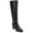 Black Leather, variant on Franco Sarto Womens Palermo Leather Block Heel Knee-High Boots