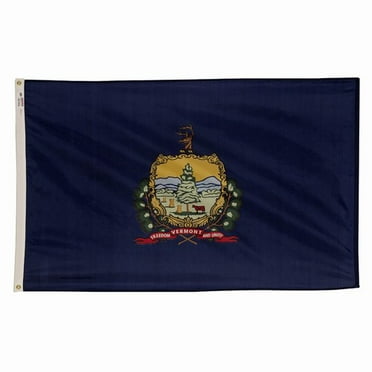 5x8' DURAWAVEZ VERMONT NYLON FLAG CH&G
