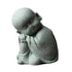 thumbnail image 3 of Figura de monje, estatua de Buda creativa sentada, hecha a mano para accesorios de decoración. Meditación, 3 of 9
