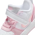 thumbnail image 3 of Nike Court Borough Low Recraft Baby/Toddler Shoes Color: White Pink Foam Size: 9 T, 3 of 3