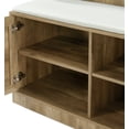 thumbnail image 4 of Entryway Hall Tree, Freestanding Coat Rack with Bench and Shoe Storage, Mudroom Bench with Storage and 4 Hooks,  Wood Coat Tree Mudroom Storage Bench with Storage Shelf, 4 of 9