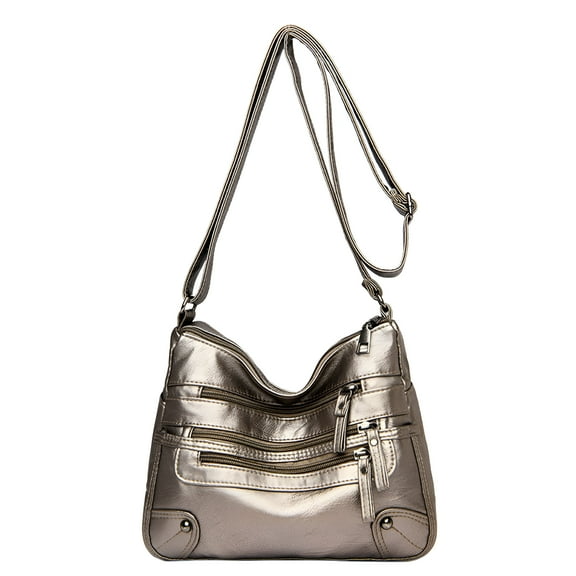 GASTROPOD Ladies Fashion Shoulder Bags for Women Soft Leather Multi-Layer Classic Crossbody Bag and Purse Handbag