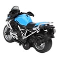 thumbnail image 3 of 1:14 Aleación Tire Hacia Atrás Motocicleta Modelo De Simulación Niños Luz Música Moto Juguete Azul, 3 of 5