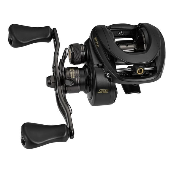 Lew's BB1 Pro Baitcast Fishing Reel, 6.2:1 Gear Ratio, Right-Hand Retrieve, Black