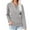 Gray, variant on XFLWAM Womens Casual Sweatshirts Henley Button Up Long Sleeve Tunic Tops Solid Color Pullover Fall Blouse Gray XL