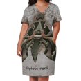 thumbnail image 3 of Daphnis nerei vestido suelto con bolsillo de polilla vestidos cortos s vestido largo de verano para mujer, 3 of 7