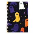 thumbnail image 7 of FORMRS 1-Subject Spiral Notebook 8" x 5" College Ruled 60 Refillable Sheet, 2 Pack, Halloween Colorful Ghosts, 7 of 7