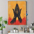 thumbnail image 4 of Qisvanset 12x16 Inch Retro Lord's Prayer Canvas Wall Art, Minimalist Bible Verse Apartment DIY Home Wall Decor, 4 of 8