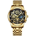 thumbnail image 1 of Reloj de cuarzo especial para hombre, reloj multifunción resistente al agua con diseño de camarones Hollow Concept, 1 of 5