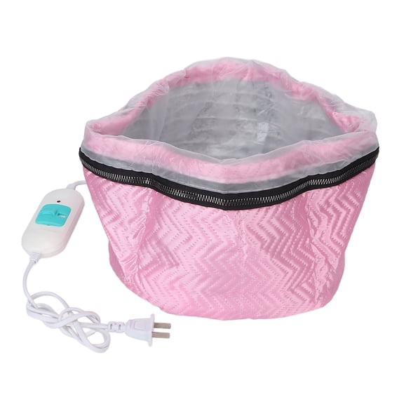 Hair Thermal Treatment Temperature Adjustable Electric Heat Cap Portable Electric Heating and Nourishing SPA Hair Scalp Treatment Electric Hair Steamer Deep Conditioning for All Hair