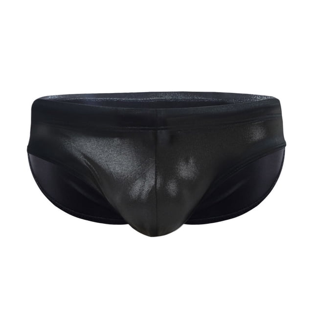 SHIXIAOO Men Sexy Drawstring Mid Waist Solid Fitted Beach Swim Briefs Lifeguard Shorts Swim Racing Suits for Men