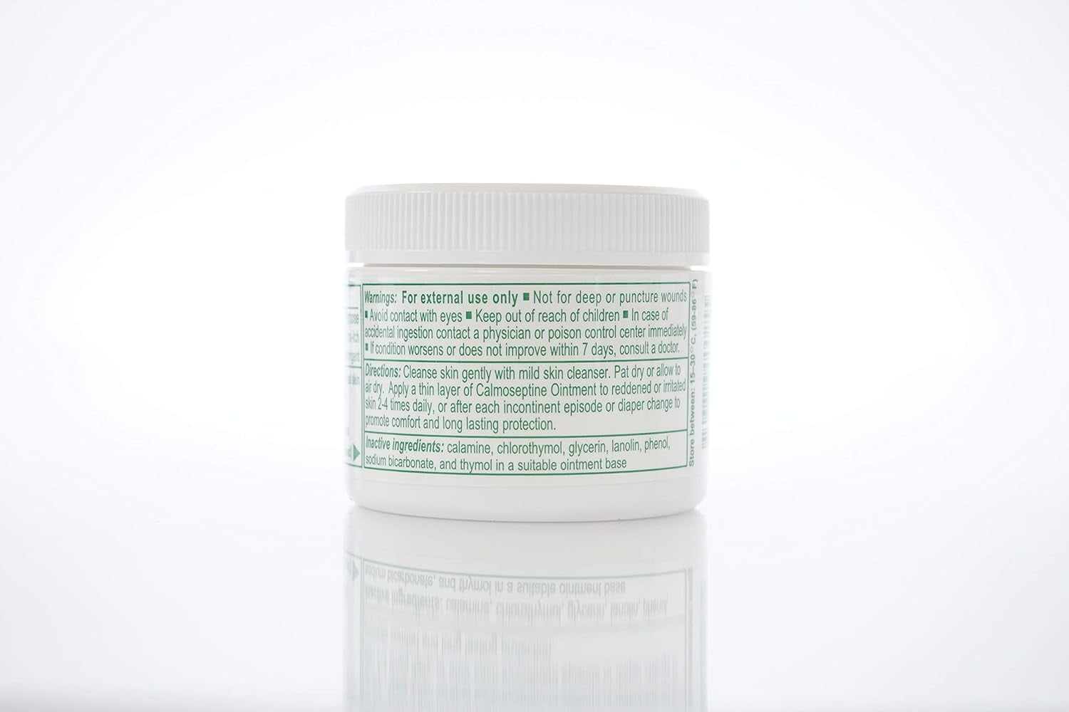 Calmoseptine Skin Healing Moisture Barrier Ointment - Effective for Wound Care, Diaper Rashes, Irritation, Burn, Cuts & Itching with Menthol & Zinc Oxide for Healthy Skincare - 2.5 Oz, Pack of 8