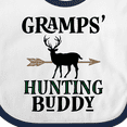 thumbnail image 4 of Inktastic Bow Hunter Gramps Hunting Buddy Boys Baby Bib, 4 of 4