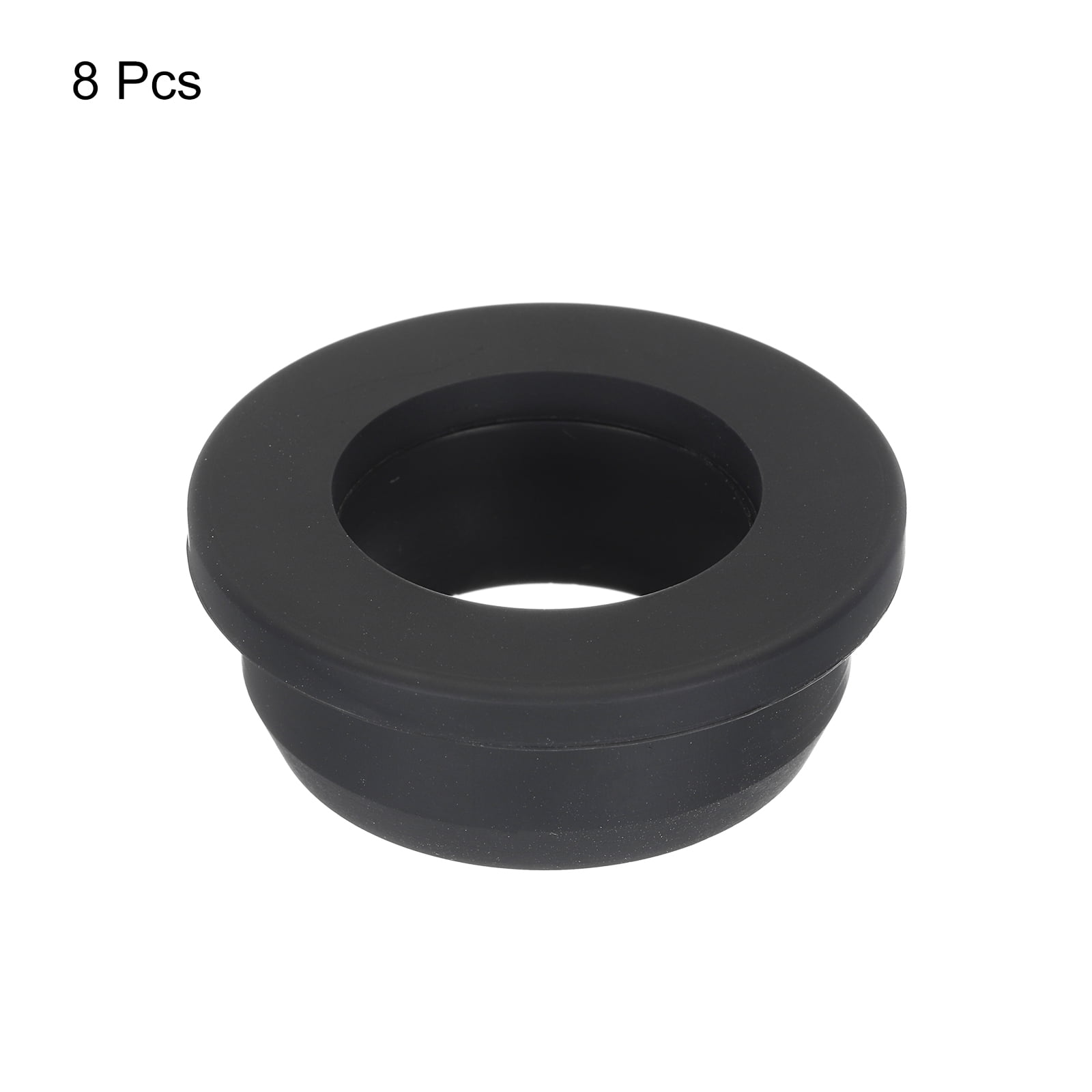 Uxcell 8Pcs T Shape Rubber Grommet Mount Dia 36.3mm,ID 25mm Seal Protection Cable Grommets Flexible