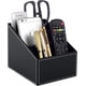 thumbnail image 1 of Organizr de Cuero para Escritorio, Multifuncional para Oficina y Escritorio, Organizr de Escritorio para Hogar, para Guardar Phone, Relojes, Carteras, Joyas, Mandos, Distancia (Negro), 1 of 1
