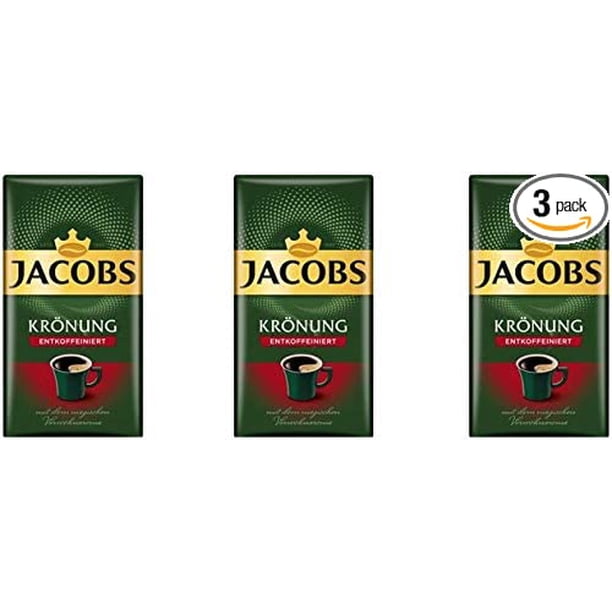 Jacobs Kronung Entkoffeiniert Decaf Ground Coffee 500 Gram 17 6 Ounce jacobs-kronung-entkoffeiniert-decaf-ground-coffee-500-gram-17-6-ounce