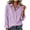 01 Purple, variant on Heart Print Lapel Shirts for Women Loose Button Down Long Sleeve Business Casual Tops Dressy Striped Lapel Blouses