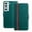 Green, variant on Allytechgroup Flip Wallet Phone Case for Samsung Galaxy S22, RFID Blocking PU Leather Built-in Credit Card Slot Stand Shockproof Full Body Protective for Samsung Galaxy S22, Red