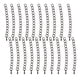 thumbnail image 5 of 20 Piezas Collar Extensión Cadena de Eslabones Cola Extensor Joyería - Negro, 5 of 9